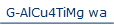 G-AlCu4TiMg wa